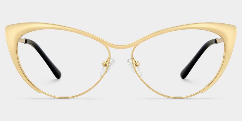Ellen Gold Cat eye Glasses