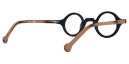 Arale Black Round Glasses3