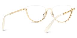 Sparkle Gold Cat eye Glasses6