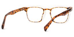 Liam Tortoise Rectangle Glasses5