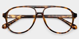 Luna Tortoise Aviator Glasses2