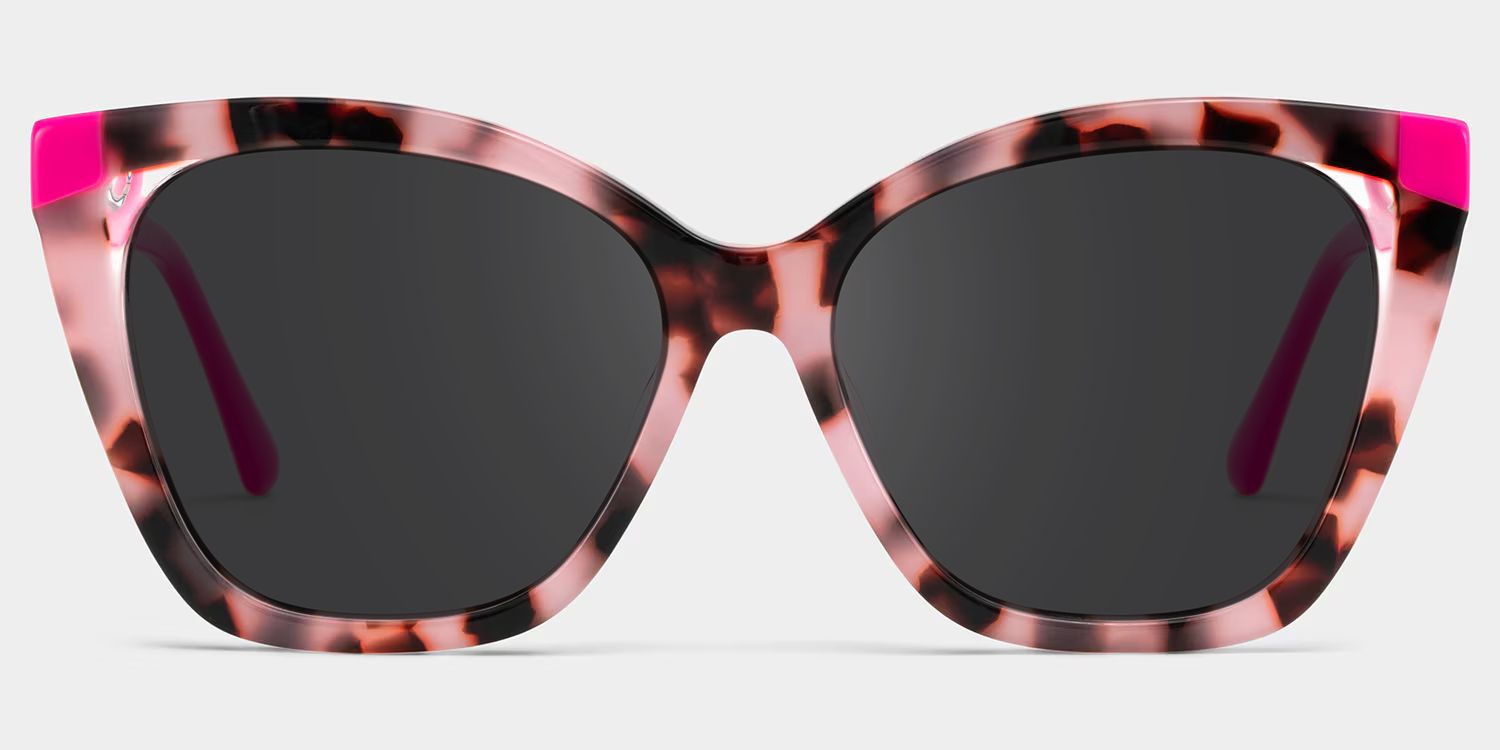 Kira Butterfly Pink Tortoise Prescription Sunglasses | ZEELOOL0