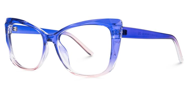 Farris Blue Cat eye Glasses