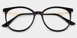 Chanty Black Round Glasses1