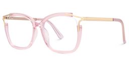 Sidibe Pink Square Glasses1