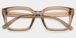 Grover Beige Rectangle Glasses2