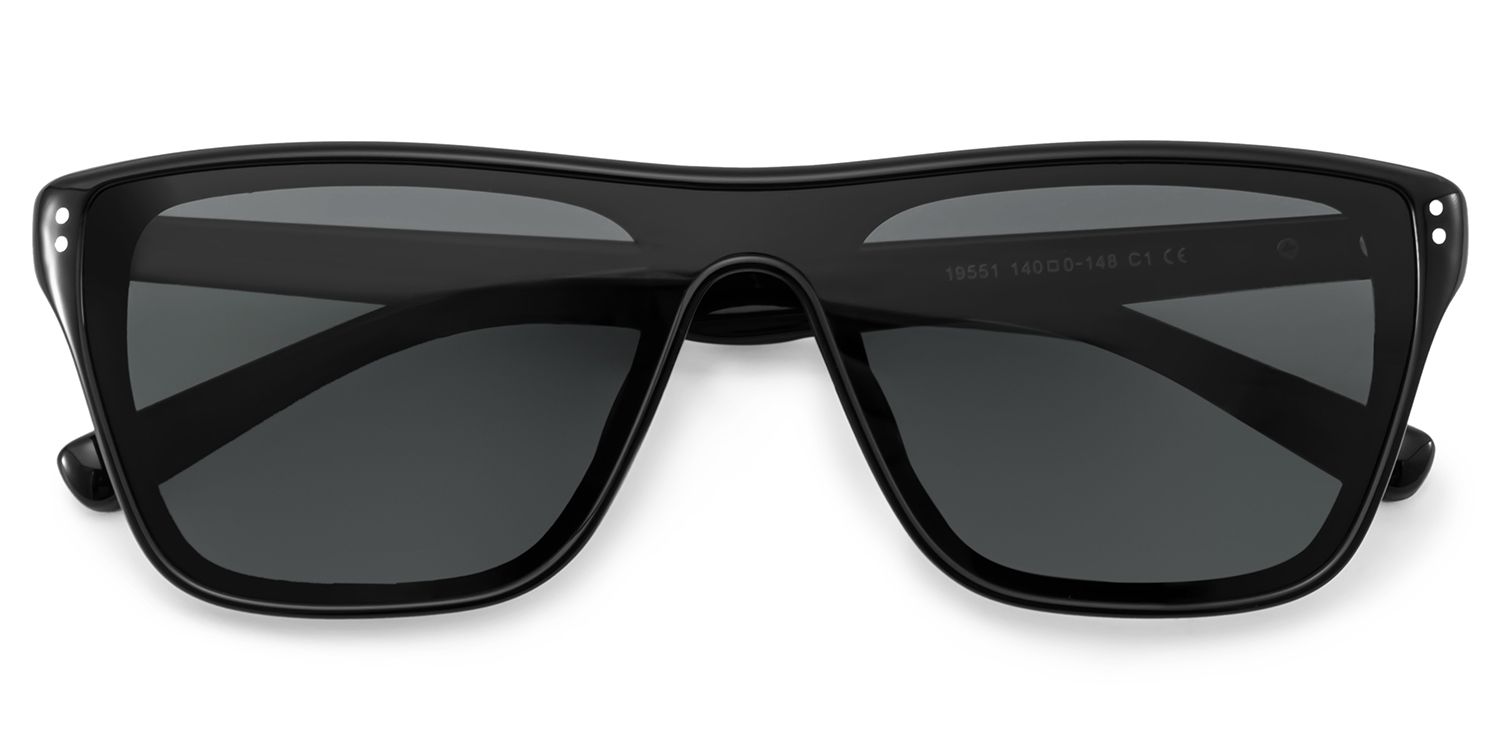 Paloma Aviator Black Sunglasses for Women & Men | ZEELOOL1