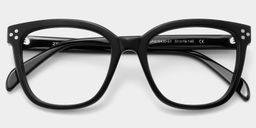 Scarlett Black Square Glasses2