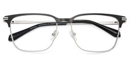 Marshall Grey Silver Browline Glasses2