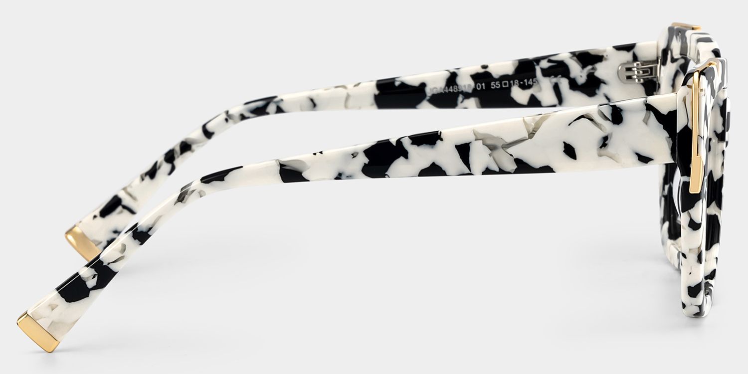 Dax Square cow print Frame Eyeglasses for Women| ZEELOOL4