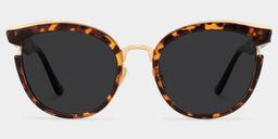 Laraine Tortoise Cat eye Sunglasses0