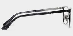 Aubrey Black Rectangle Glasses4