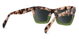 Benitez Two-Tone Square Sunglasses3