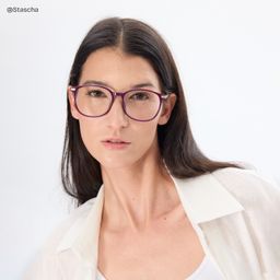 Greene Purple Square Glasses6