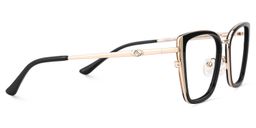 Juniper Black Rectangle Glasses6