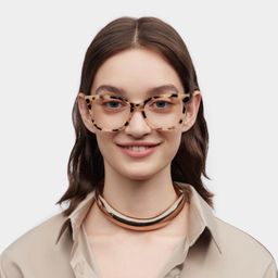 Sage Tortoise Rectangle Glasses0