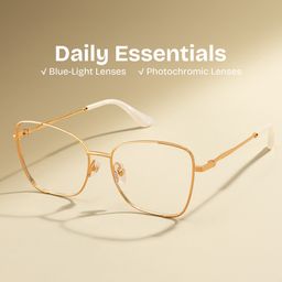 Kai Gold Butterfly Glasses0