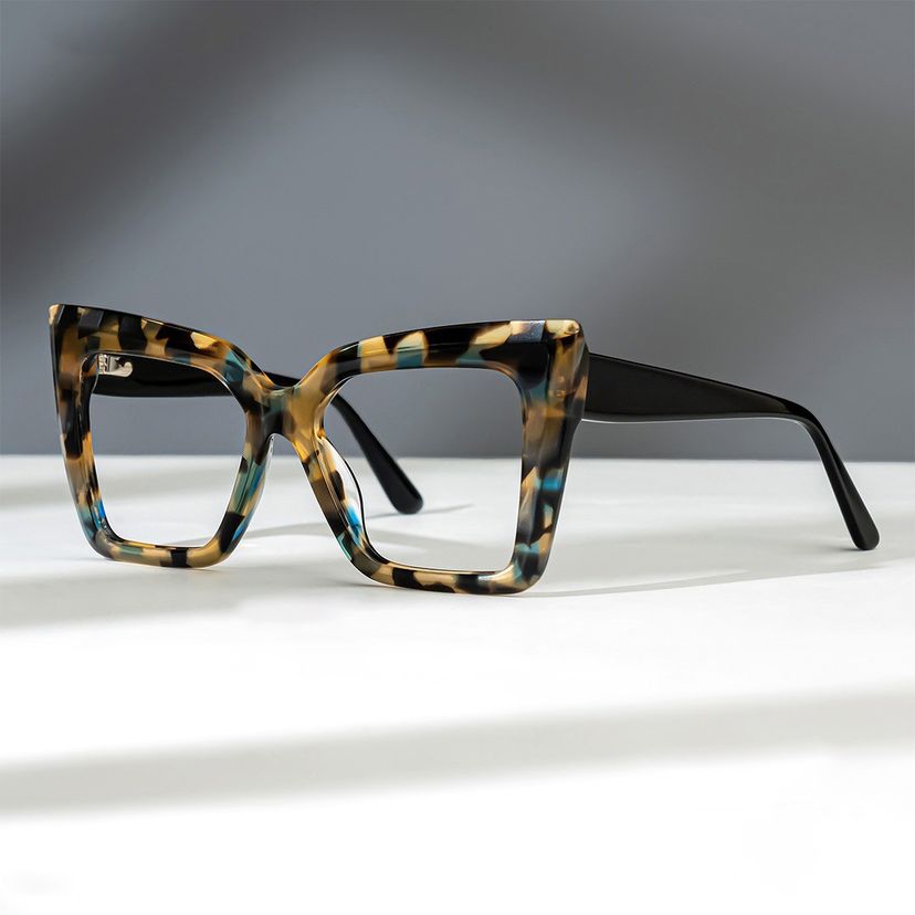 Thiline Tortoise Square Glasses