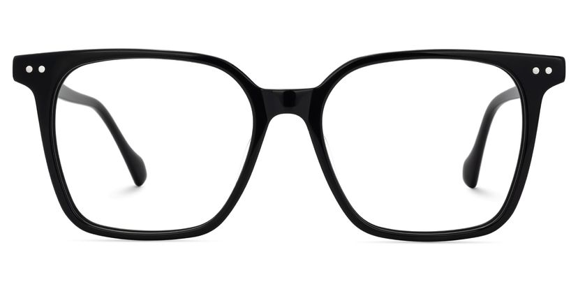 Jamaica Black Square Glasses