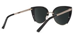 Brewer Black Cat eye Sunglasses3