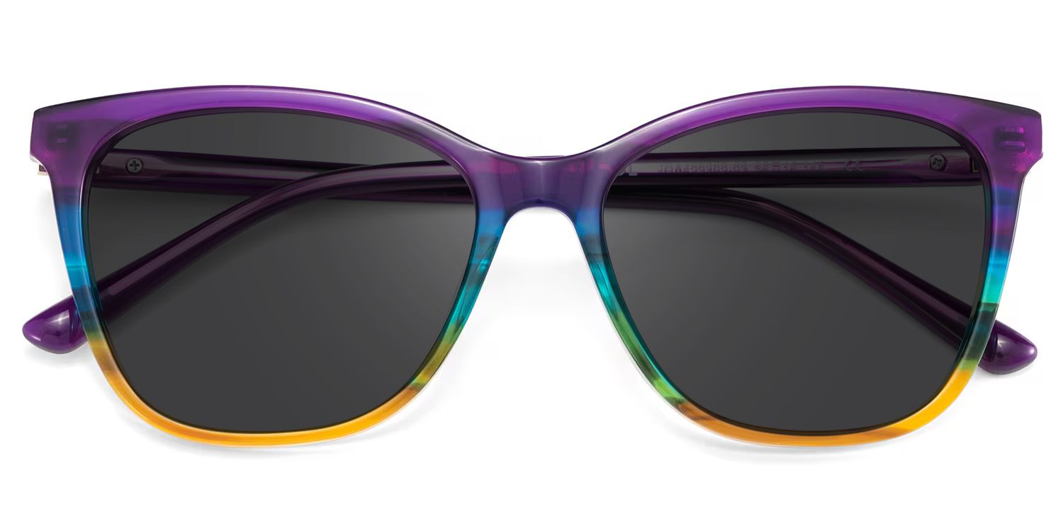 Gage Butterfly Style Colorful Frame Sunglasses | ZEELOOL1