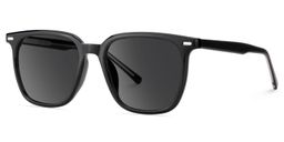 Eliza Black Square Sunglasses2