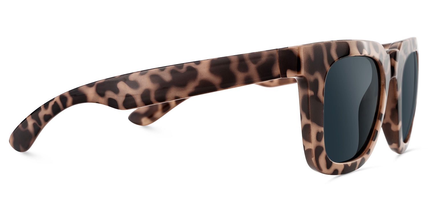 Clea Tortoise Rectangle Polarized Sunglasses for Driving | ZEELOOL3