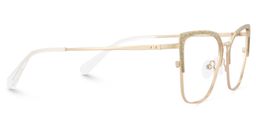 Javier Gold Rectangle Glasses3