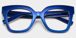 Malcolm Blue Square Glasses2