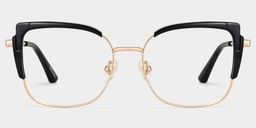 Jesmin Black Square Glasses1