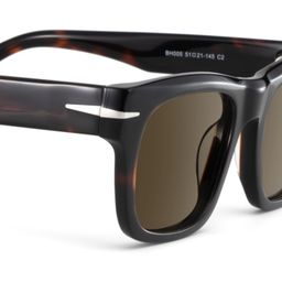 Renzo Tortoise Rectangle Sunglasses4