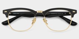 Penelope Gold Browline Glasses2