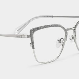 Javier Silver Rectangle Glasses4