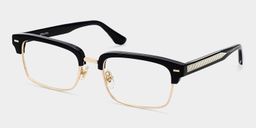 Eden Black Browline Glasses3