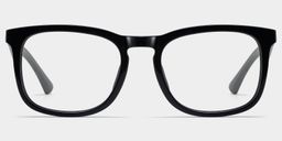 Glide Black Square Glasses1