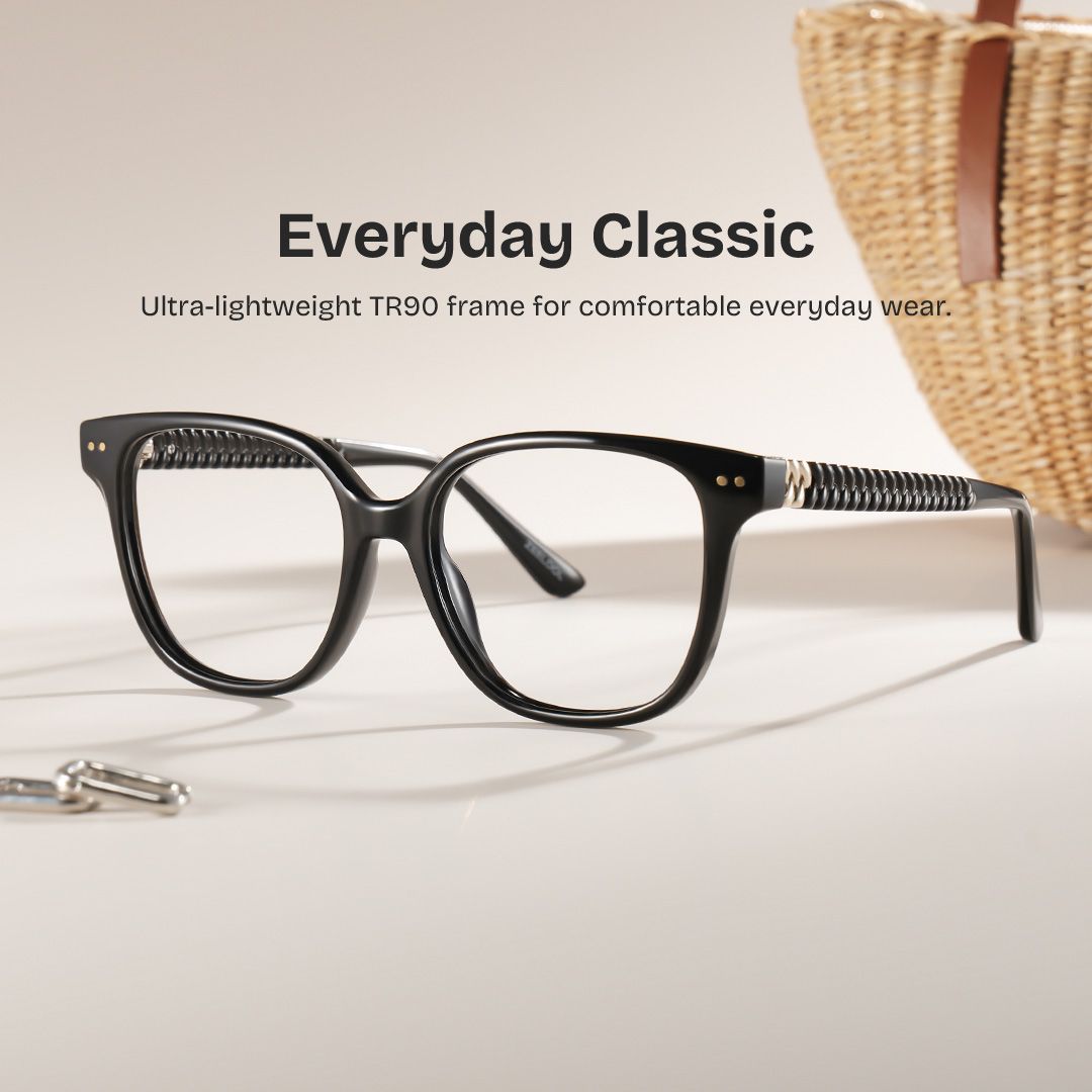 Clara Black Cat eye Eyeglass Frames for Sale | ZEELOOL0