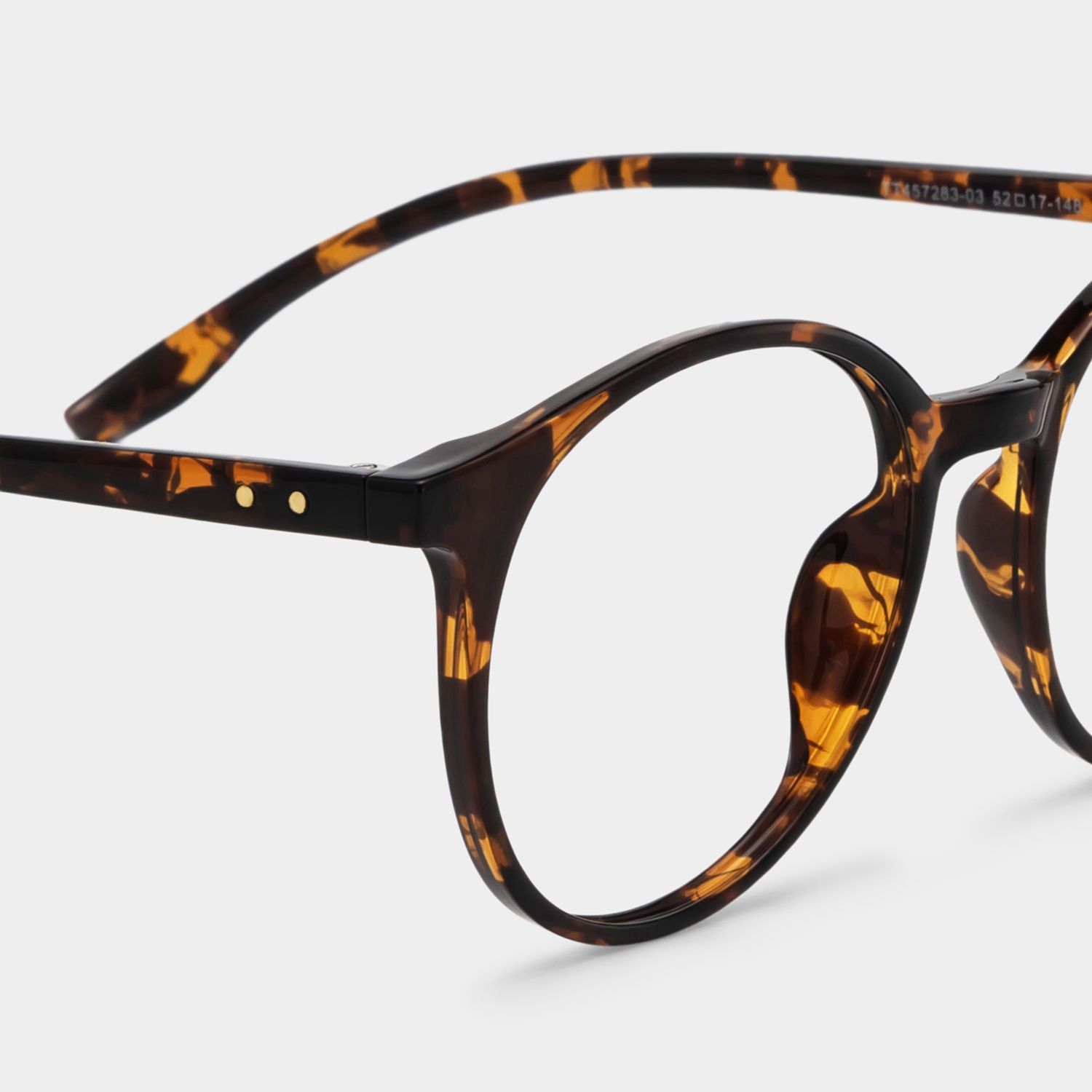 Blanco Round TortoiseShell Frame Glasses | ZEELOOL4