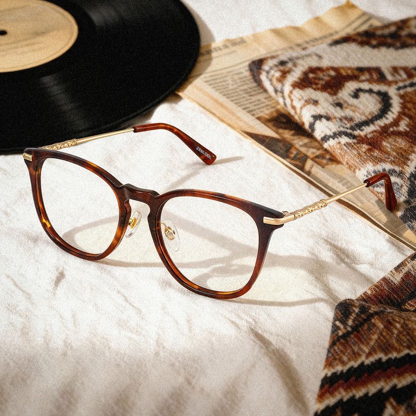 Laura Tortoise Square Glasses