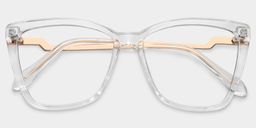 Corlette Clear Butterfly Glasses1