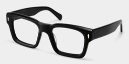 Herman Black Rectangle Glasses2