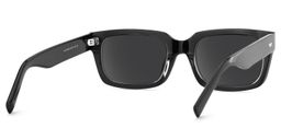 Fayssel Black Rectangle Sunglasses4