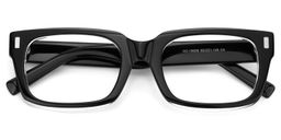 Fayssel Black Rectangle Glasses2