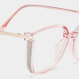 Rodz Flesh-Pink Square Glasses4