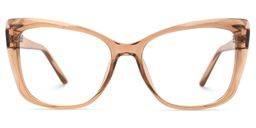 Farris Brown Cat eye Glasses0