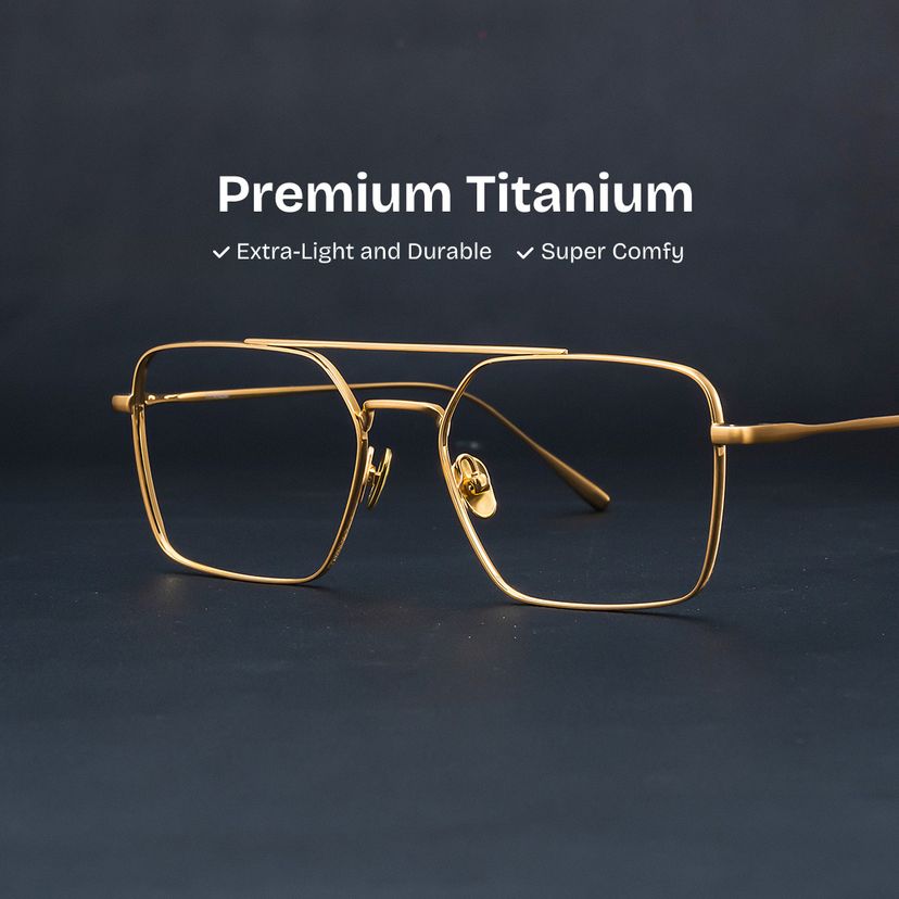 Jensen Gold Aviator Glasses