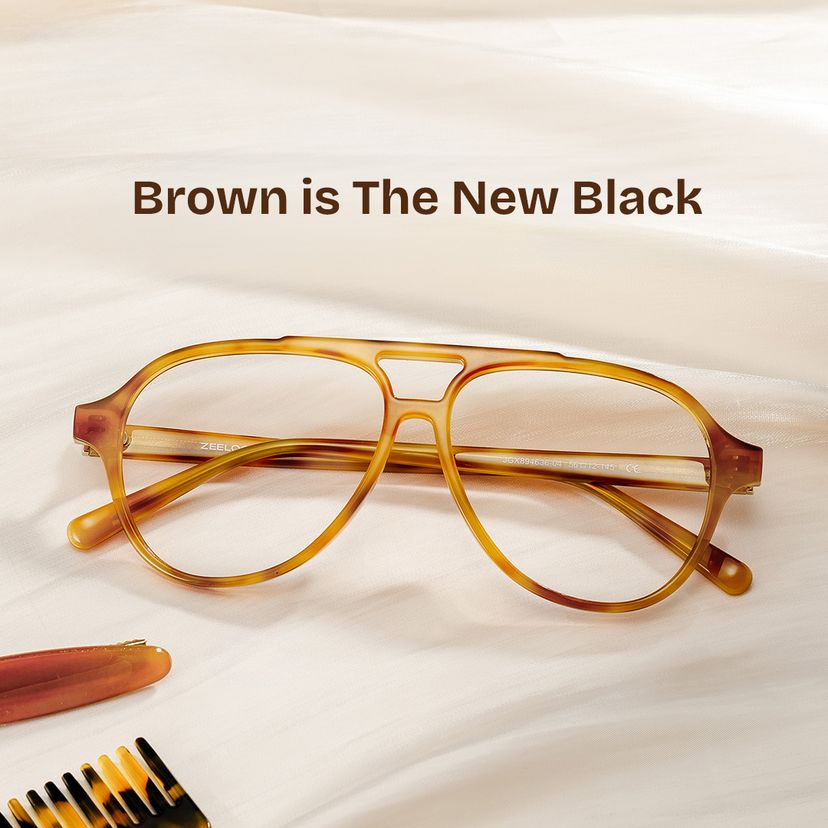 Drew Tortoise Aviator Glasses
