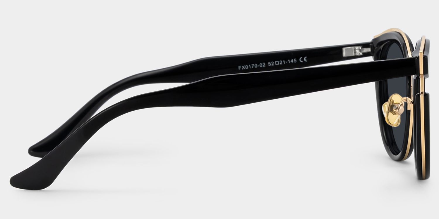 Laraine Cat Eye Black Sunglasses for Women & Men | ZEELOOL3