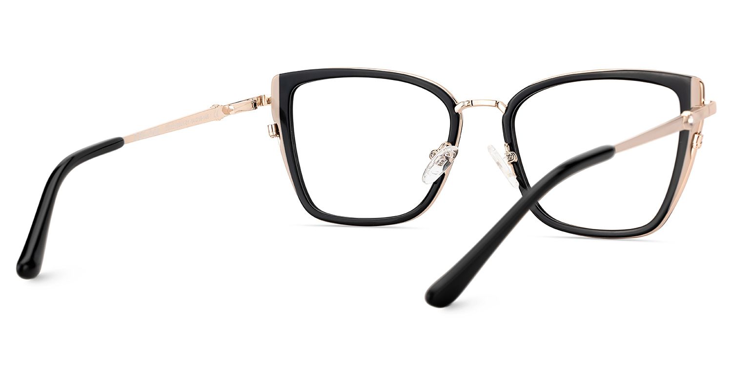 Juniper Eyeglasses in Square Black Frame | Zeelool7