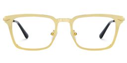 Chaney Gold Rectangle Glasses1