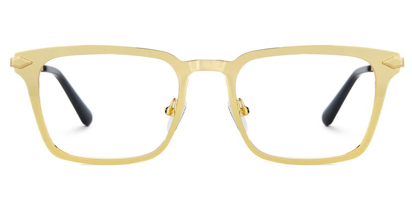 Chaney Gold Rectangle Glasses